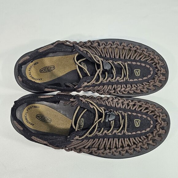 KEEN Uneek Cord Sandal Open Air Sneaker Men US 8.5 EU 41 Brown Bungee 1023053 main image 6